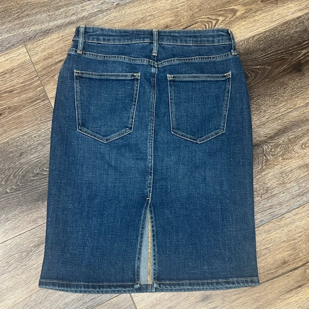 Banana Republic Womens Button Fly Denim Pencil Skirt 💙